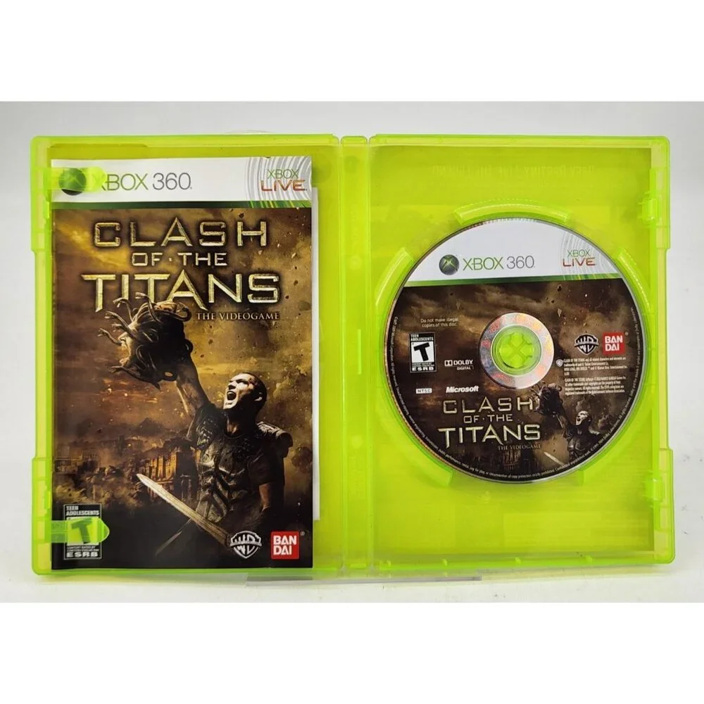 Clash of the Titans: The Videogame ~‎ Xbox 360 (Bandai, 2010) Complete TESTED